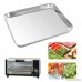 2pack Cookie Baking Sheet Kuorle Pure Stainless Steel Commercial Bakeware set & Nonstick Baking Pans for Toaster Oven Non-toxic Healthy & Dishwasher Safe . - B077YCK7T3
